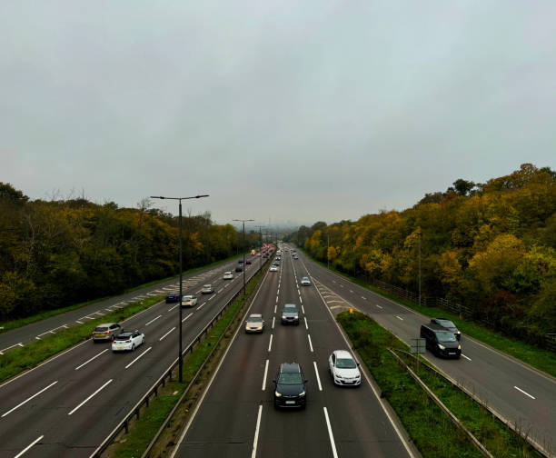 istock Traffic on a major road in London 2184012197