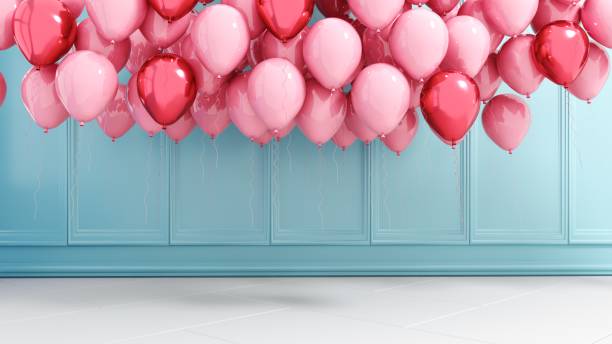 istock Holiday greeting card for Valentine's Day - 3d, render 2184012785