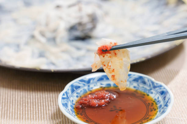 istock Sashimi of fugu (Japanese pufferfish) 2184012910