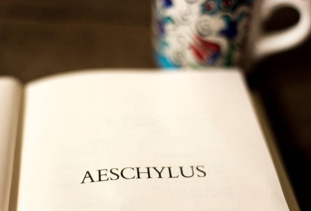 Book Open to Title/Author Page: Aeschylus