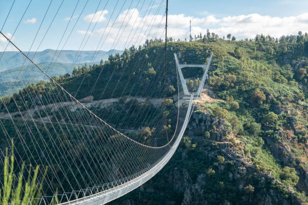 istock Suspension Bridge over the Paiva River 2184034168