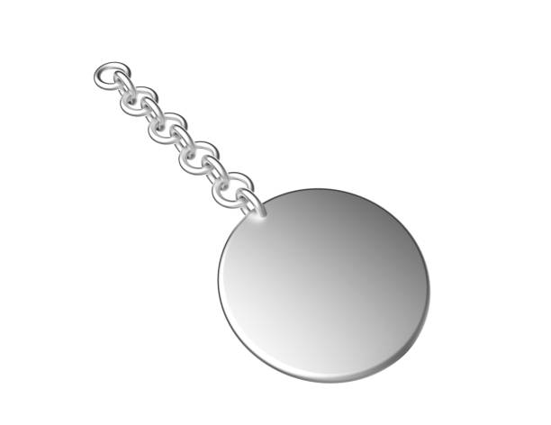 Car remote key on white background