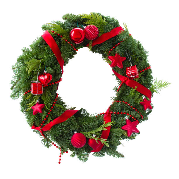 istock green christmas wreath 2184042925