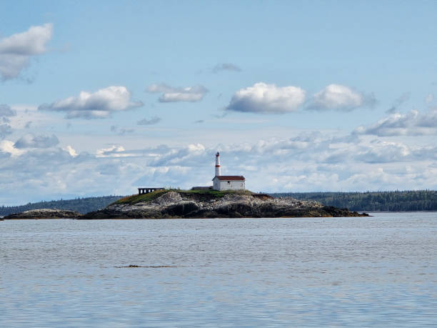 istock Lighthouse in middle of water 2184048109