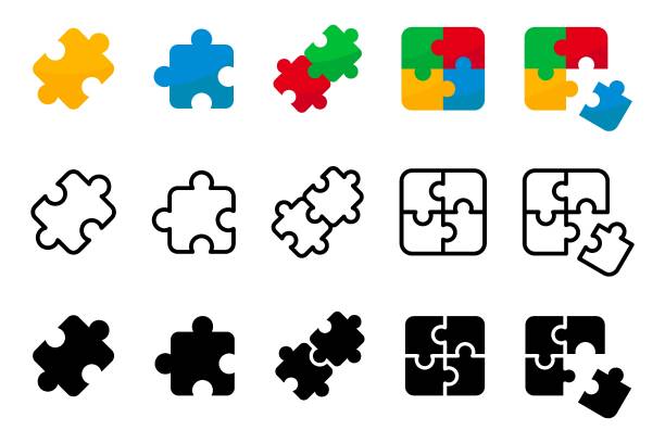 stockillustraties, clipart, cartoons en iconen met web - raadsel