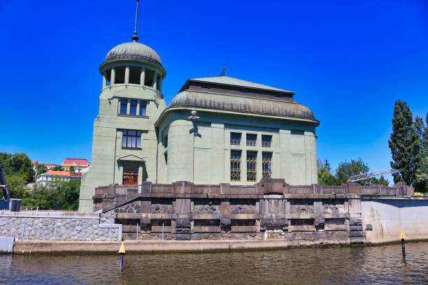 Old electric Power Plant in Prague - view from Vltava