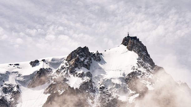 istock Summit of the Aiguille du Midi in Mont-Blanc 2184057739