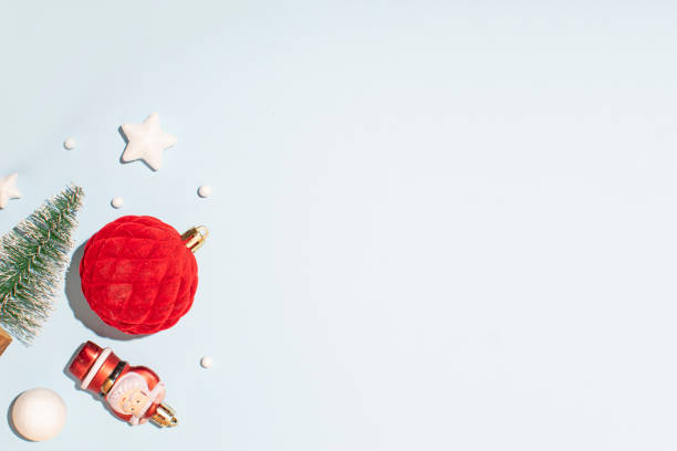 istock Merry Christmas background with snowflakes 2184065485