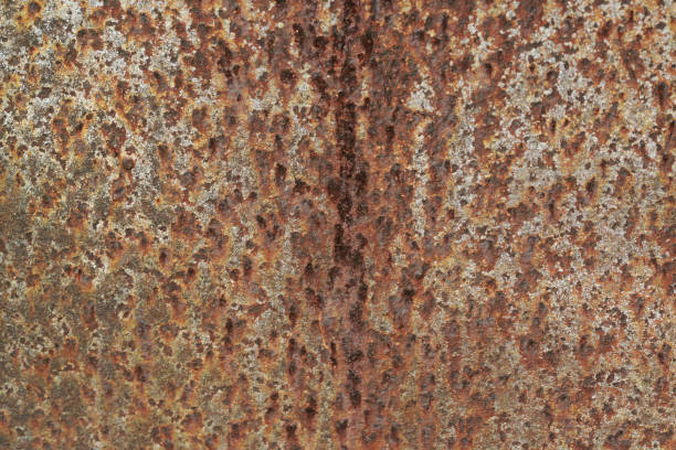 istock Grunge iron rust texture, old steel corrosion background. 2184070436