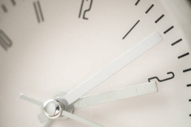 istock close up of silver metal clock 2184073379