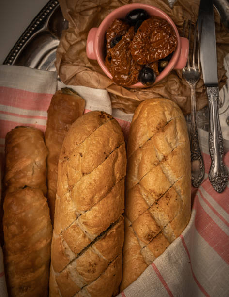 istock Baked French baguettes 2184077175