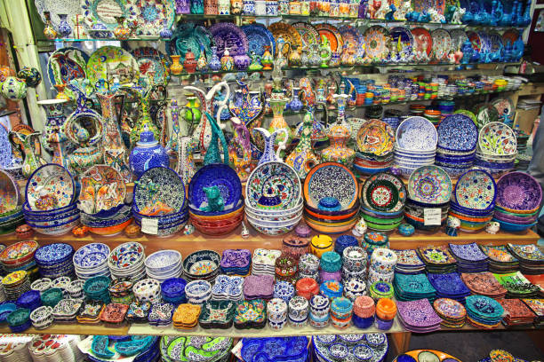 Istanbul, Turkey - 31 Oct 2014: Grand Bazaar in Instanbul, Turkey