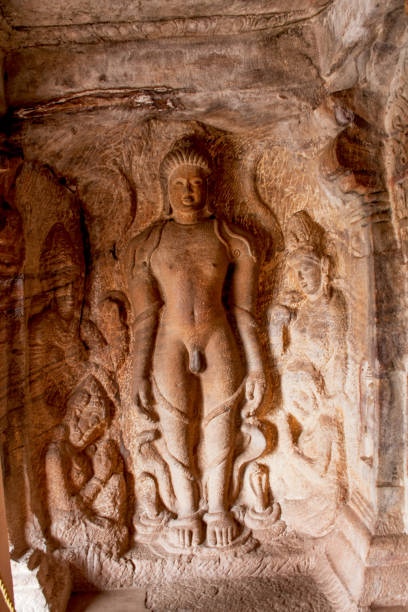 istock 7th Century an ancient Jain Temple at  Badami Cave 2184101532