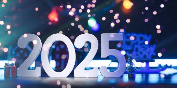 istock New Year 2025 - Celebration - Abstract Defocused Lights. Beautiful Panoramic web banner 2184102486