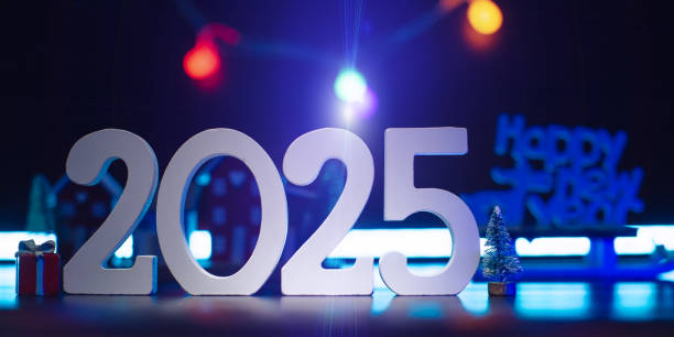 istock 2025 Elegant Merry Christmas new year concept dark  background 2184102538