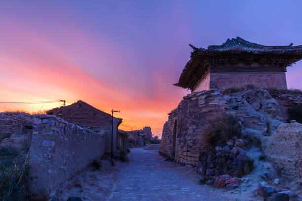 The ancient Chinese rural houses