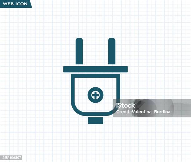 Electrical Socket And Plug Connection Symbol Stock Illustration ...