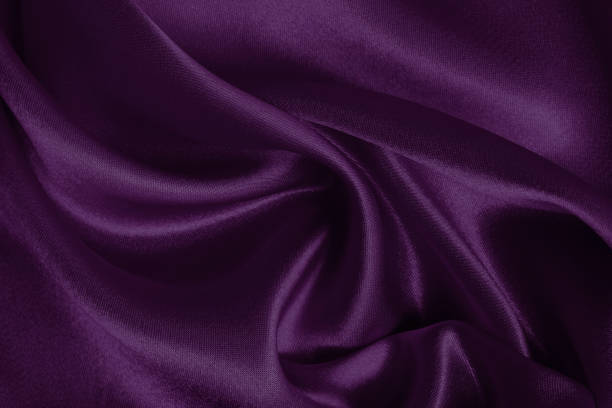 istock Purple fabric cloth texture for background and design art work, beautiful crumpled pattern of silk or linen. 2184107821
