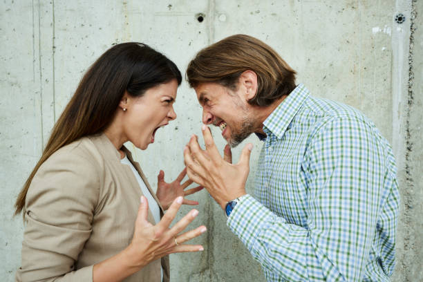 istock Frustrated entrepreneurs arguing against the wall in the office. 2184108906