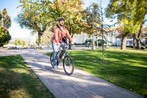 istock Beautiful autumn day for riding bike. 2184110808