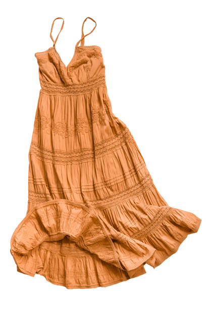 Yellow sundress isolated