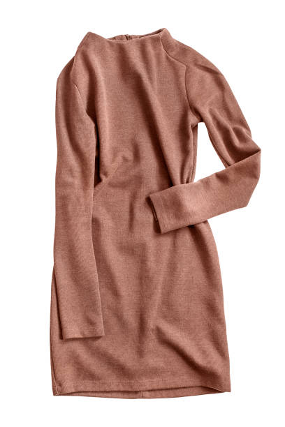 Knit dress isolated