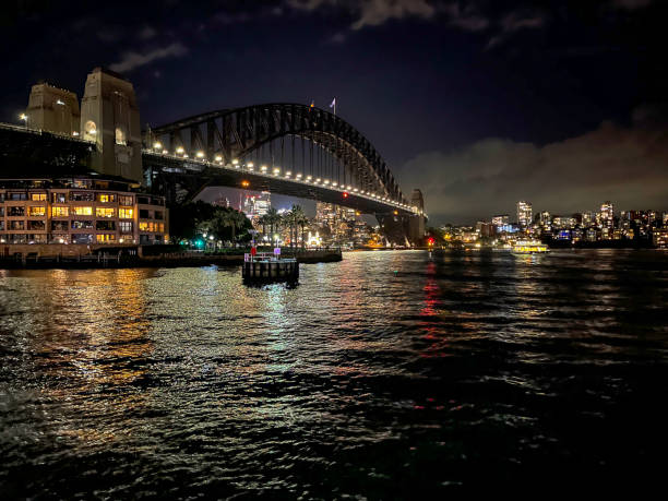istock Circular Quay at night Sydney Harbour 2184127969