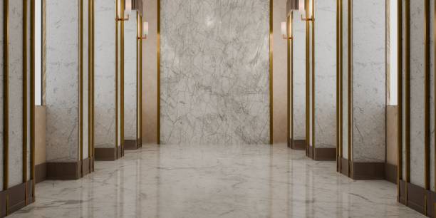 istock Hall, ceiling and wall scenes, luxury background, 3D illustration 2184131617