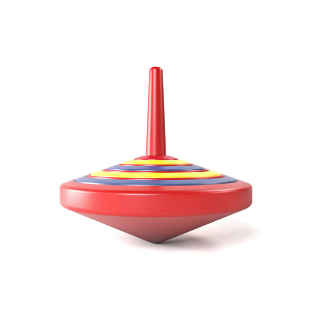 istock Wooden whirligig toy 3D 2184143507