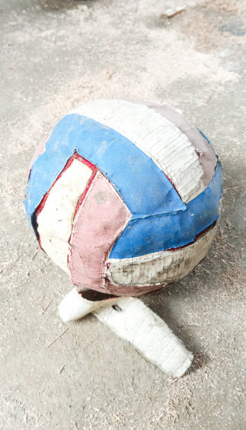 istock Volleyball used to insulate cement floors 2184150144