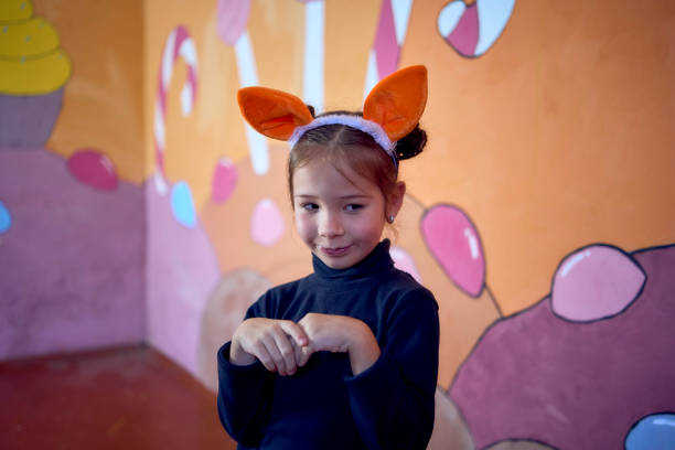 a little girl acts  fox at an acting class, extracurricular activities
