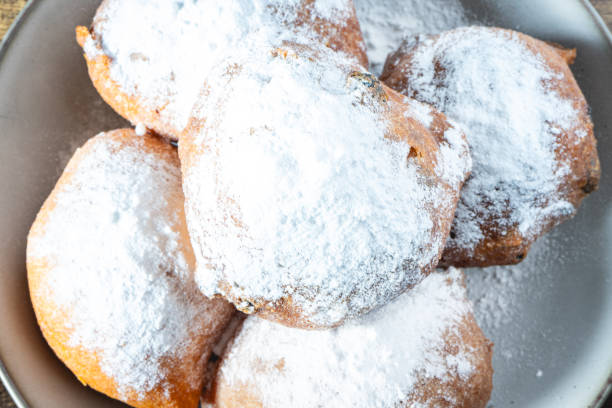 istock Oliebollen, A typical dutch snack for winter and New year's eve. 2184152364