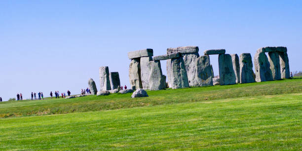 Neolithic Ruins Stonehenge, UNESCO World Heritage Site, Salisbury, Wiltshire, England, Great Britain, United Kingdom, Europe