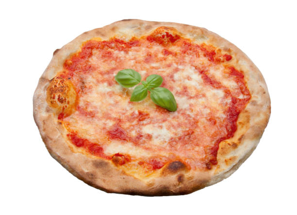 istock Delicious neapolitan pizza with tomato and mozzarella cheese 2184153837