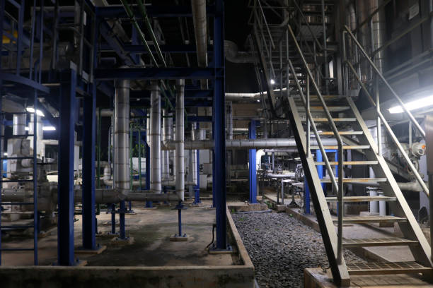 istock Industrial Pipes and Staircase 2184158352