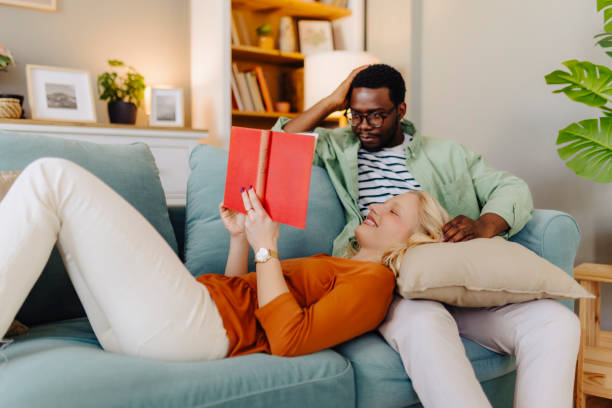 istock Couple resting at home 2184163481