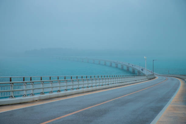 Scenery of Irabu Bridge on Miyako Island