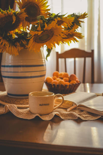 istock An open Bible in a cozy home atmosphere 2184176168
