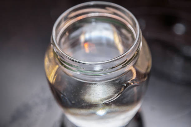 Glass background.