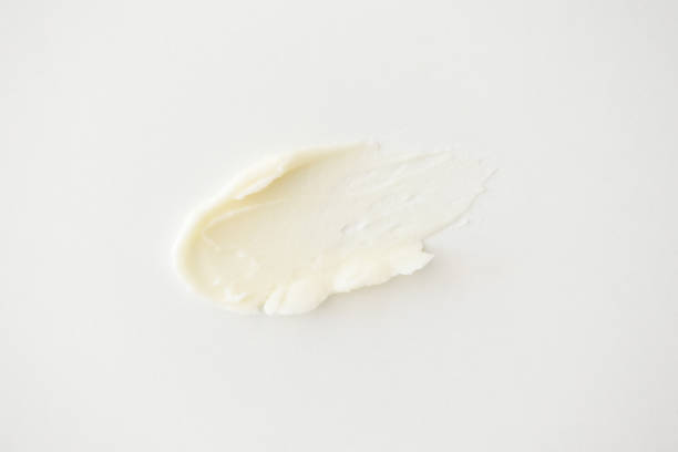 istock Lip balm texture minimalist skincare smear 2184182888