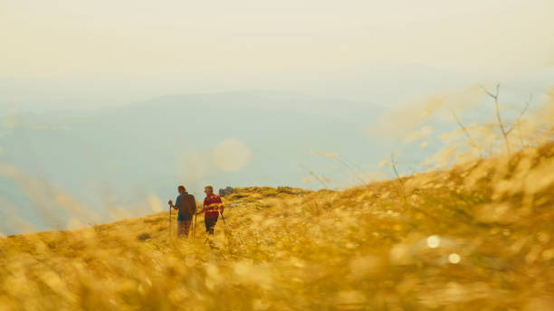 istock Active Senior Couple on Nature Hike 2184183307