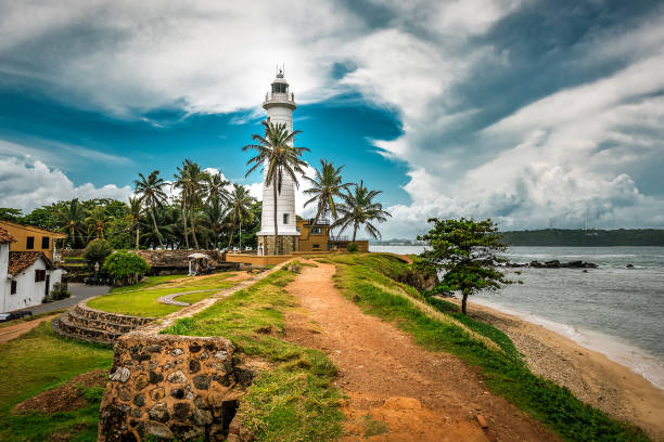istock White beautiful lighthouse in Fort Galle, Sri Lanka 2184185697