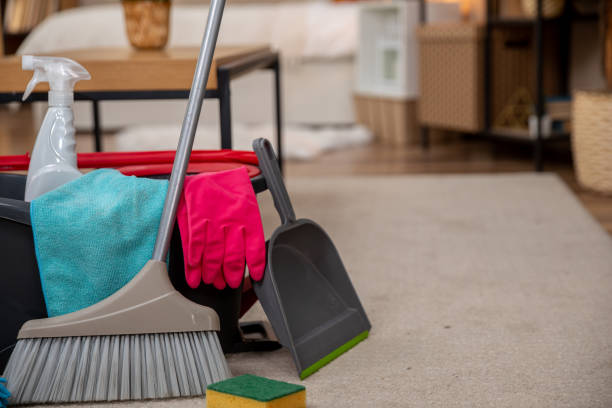 istock Cleaning Supplies and Essential Tools for Effective Neat Home Management and Organization 2184187639