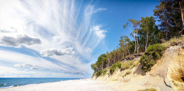 Vacations in Poland - Baltic seashore in Pobierowo, small tourists resort in west pomeranian voivodeship