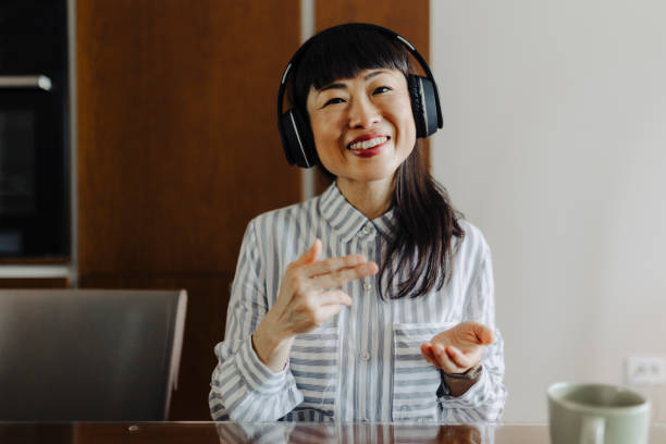 istock Businesswoman on video call 2184188162