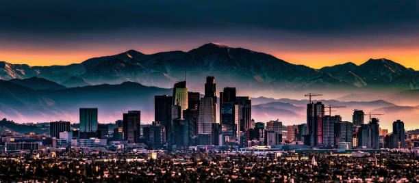 istock Los Angeles early morning sunrise 2184189295