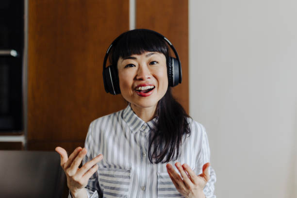 istock Businesswoman on video call 2184189702