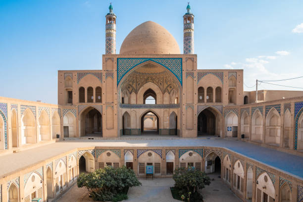 istock An ancient Agha Bozorg Mosque with a stunning dome, Kashan, Iran 2184191556