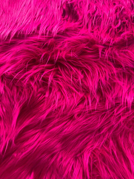 istock A close up of a pink fur texture 2184200256