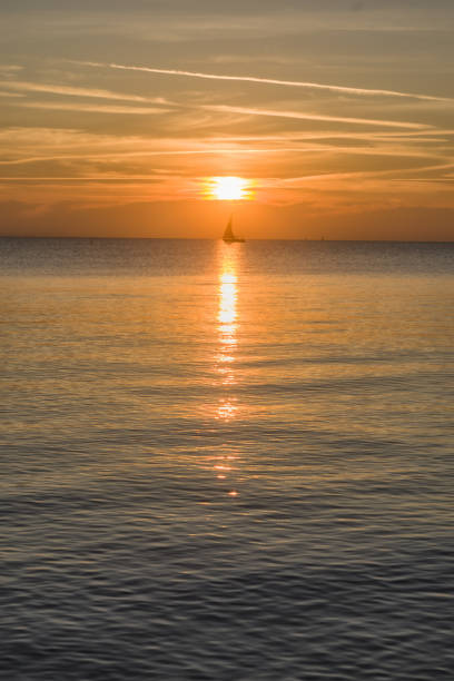 The Tuscan coast in Italy in mid-November